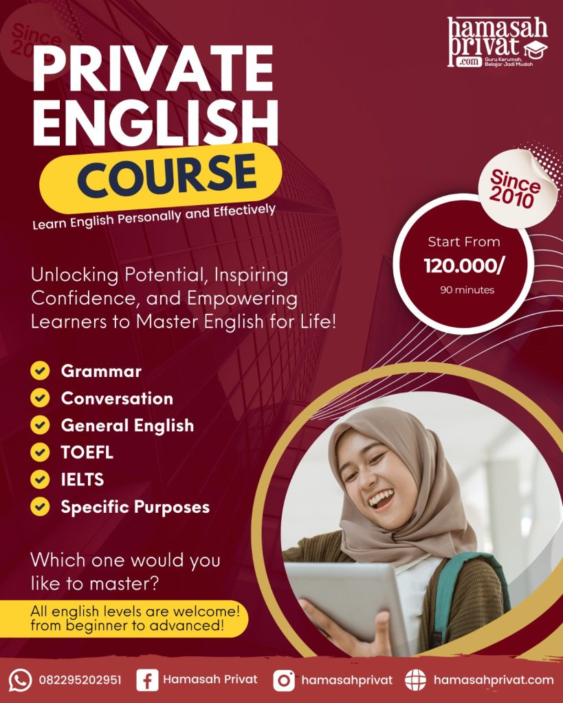 Les Privat Bahasa Inggris