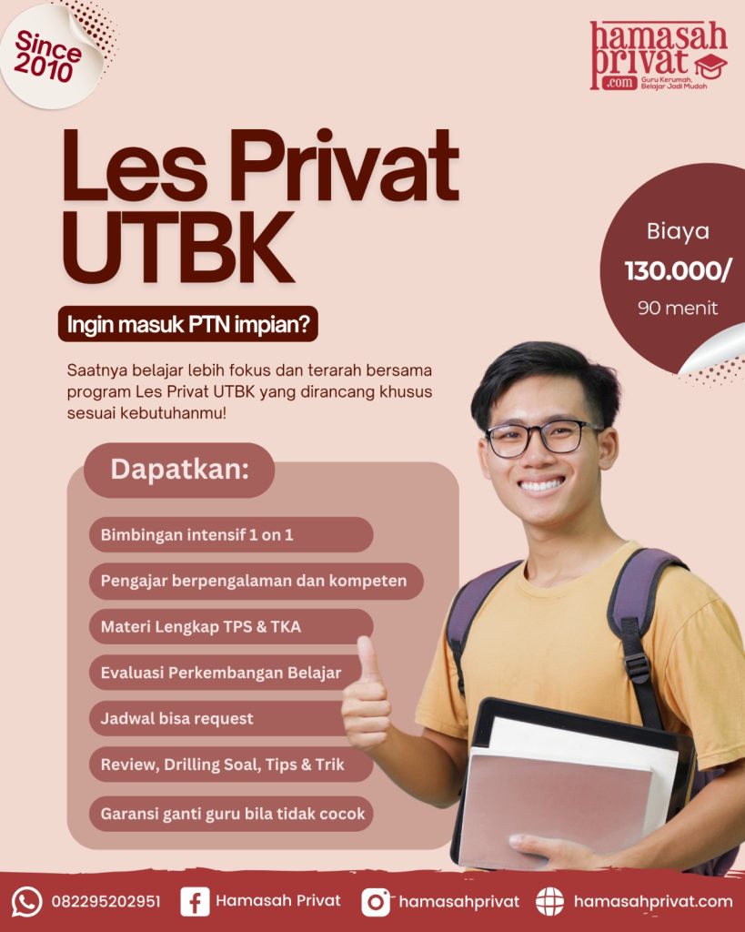 Les privat UTBK
