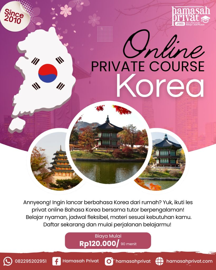 Les Privat Bahasa Korea