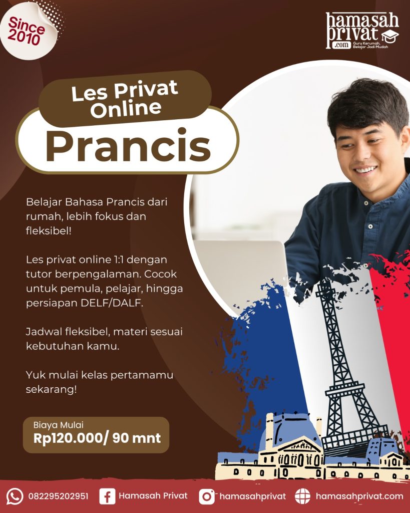 Les Privat Bahasa Prancis