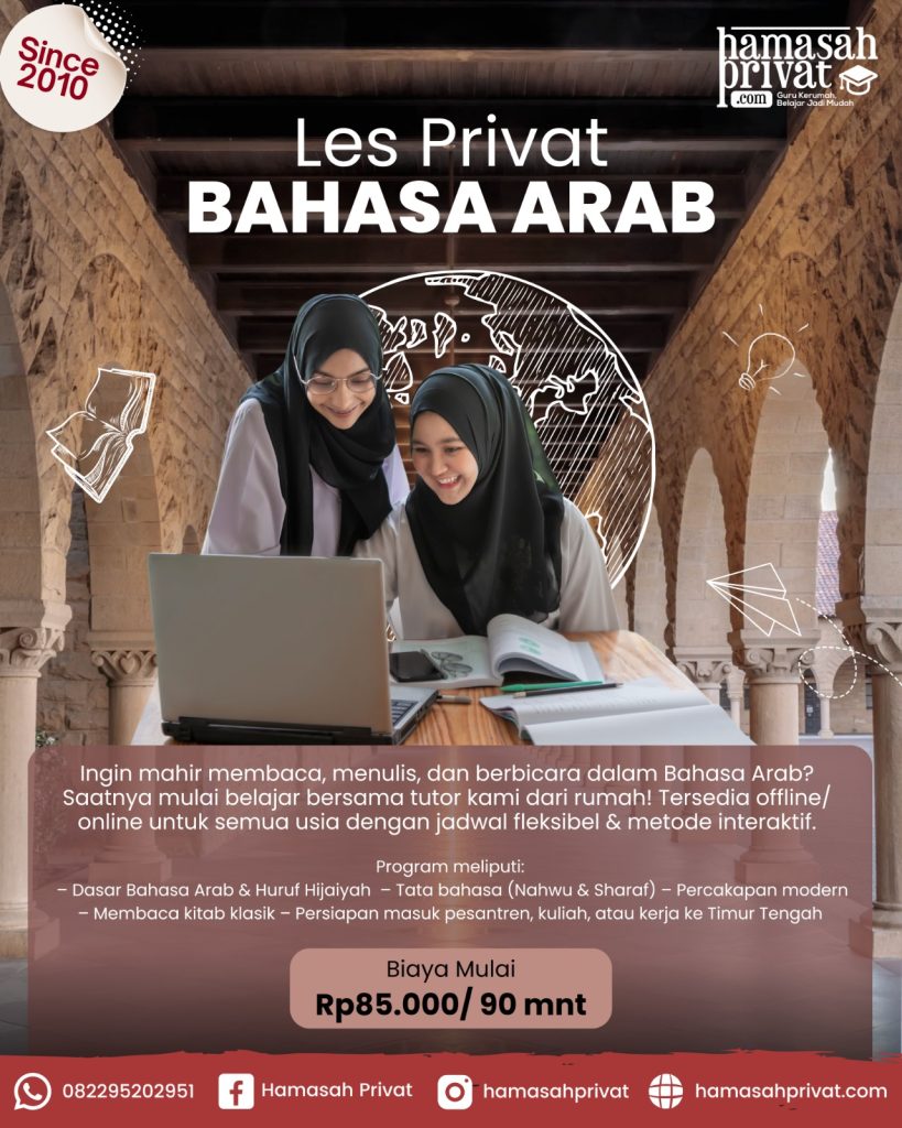 Les Privat Bahasa Arab