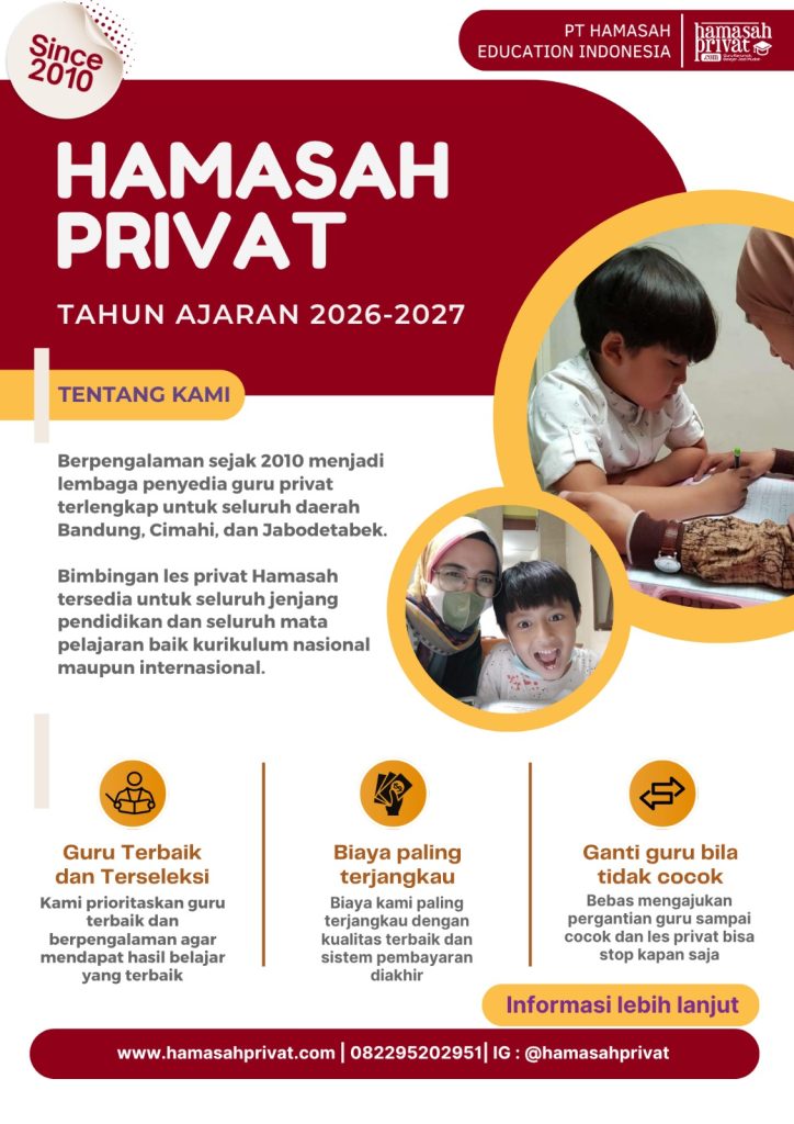 Hamasah Privat tahun ajaran 2026-2027